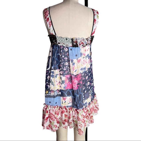 🔥3 for $30🔥 Floral patchwork dress 4 - Picture 2 of 3